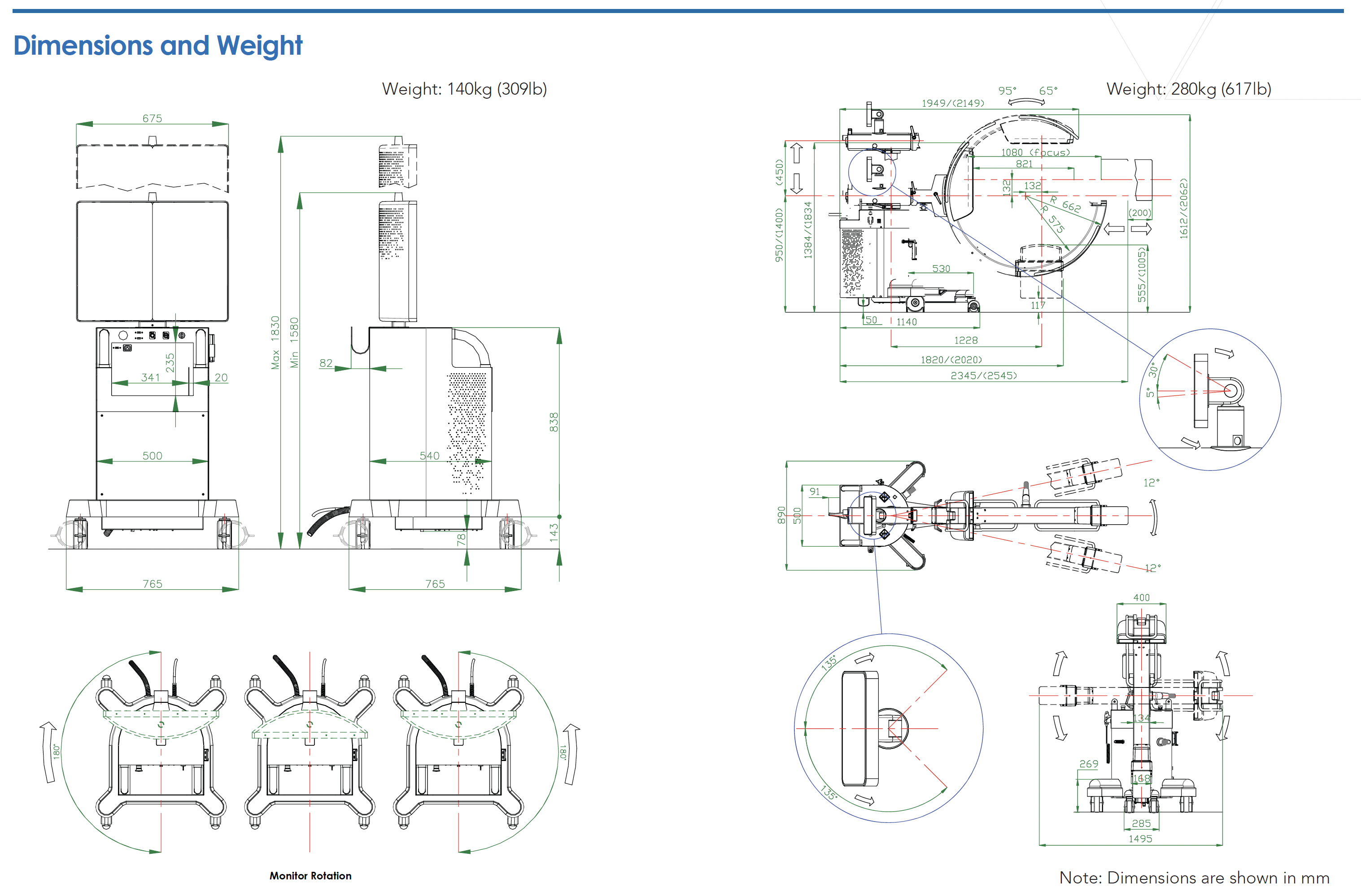 Fuji Persona C Dimensions